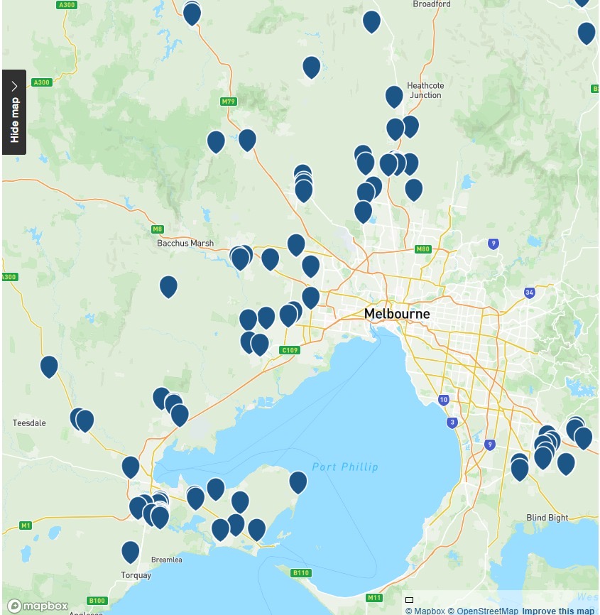 Victoria Map